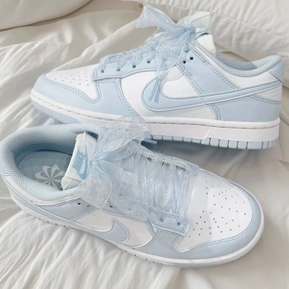NWT Nike Dunk Low Next Nature Blue Tint size 8.5 - Picture 10 of 16